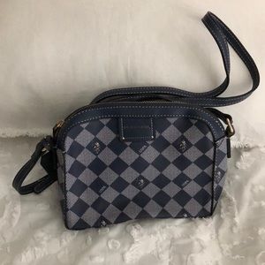 Blue checkered US POLO ASSN. purse.